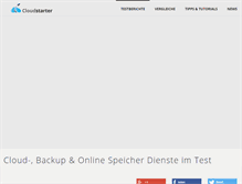 Tablet Screenshot of cloudstarter.info